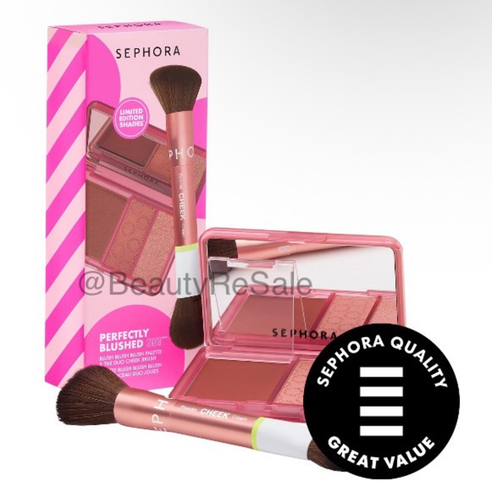 Sephora - Blush & Brush Set